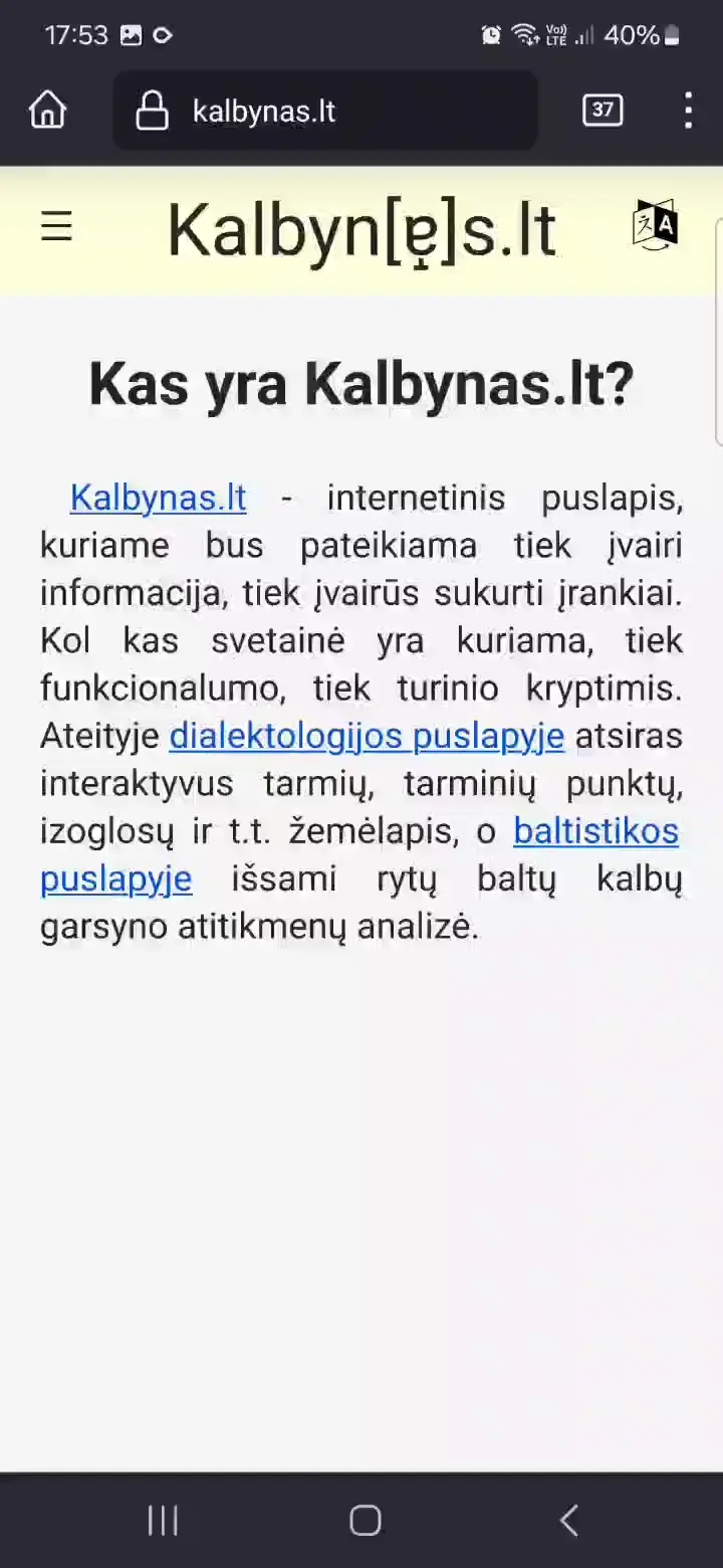 preview of Kalbynas.lt